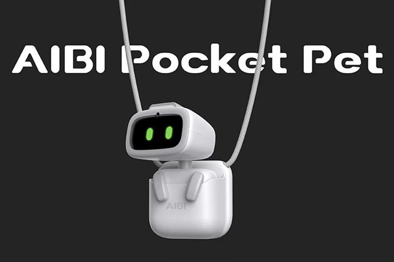 可帶在身上的寵物機器人具備自動拍照、AI人臉辨識、ChatGPT語音控制
